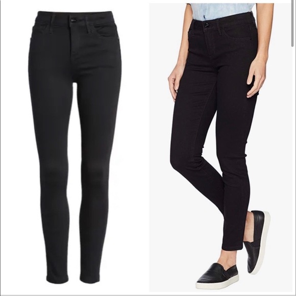 Sam Edelman “The Kitten” Skinny Ankle Mid Rise Black Jeans 28 - Picture 3 of 13